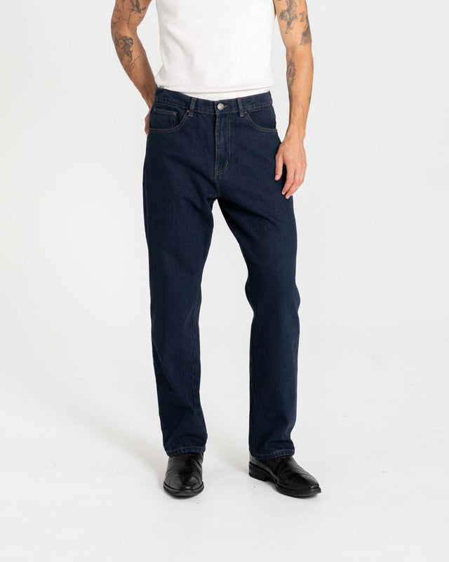 Regular Denim Jeans Indigo