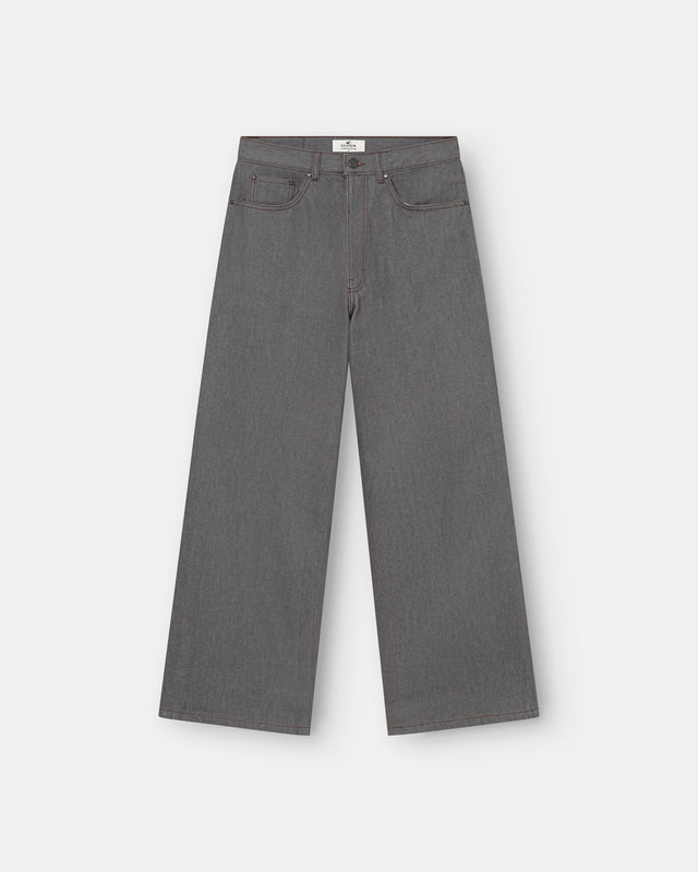 Raw Selvedge Denim Jeans grey