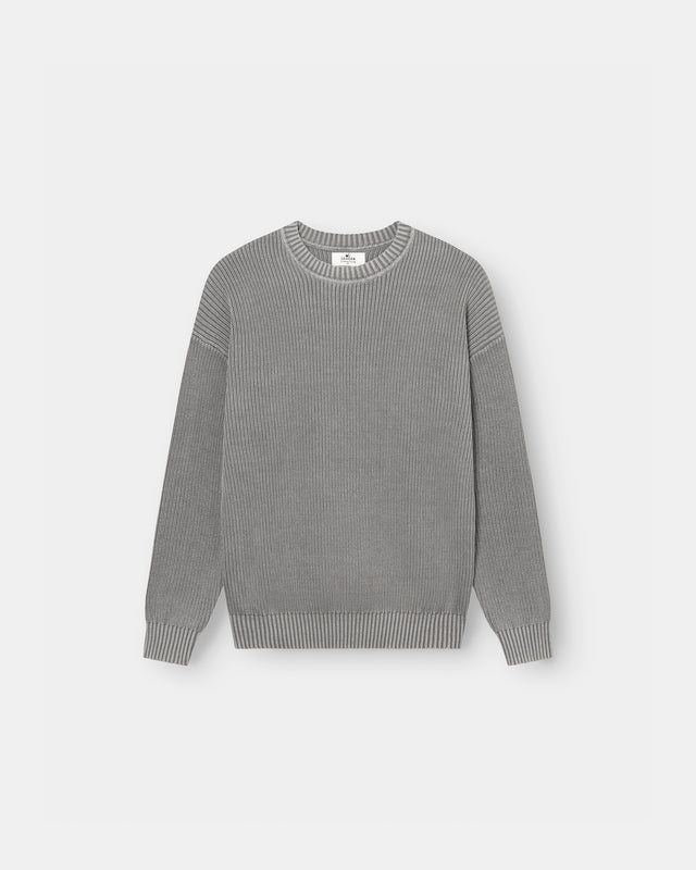 Knit Sweater Washed Grey