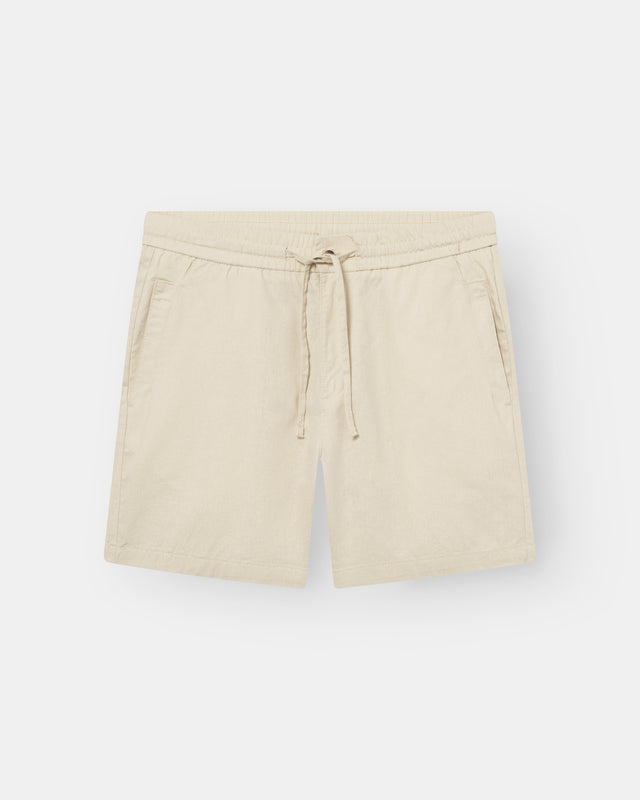 Flax shorts beige