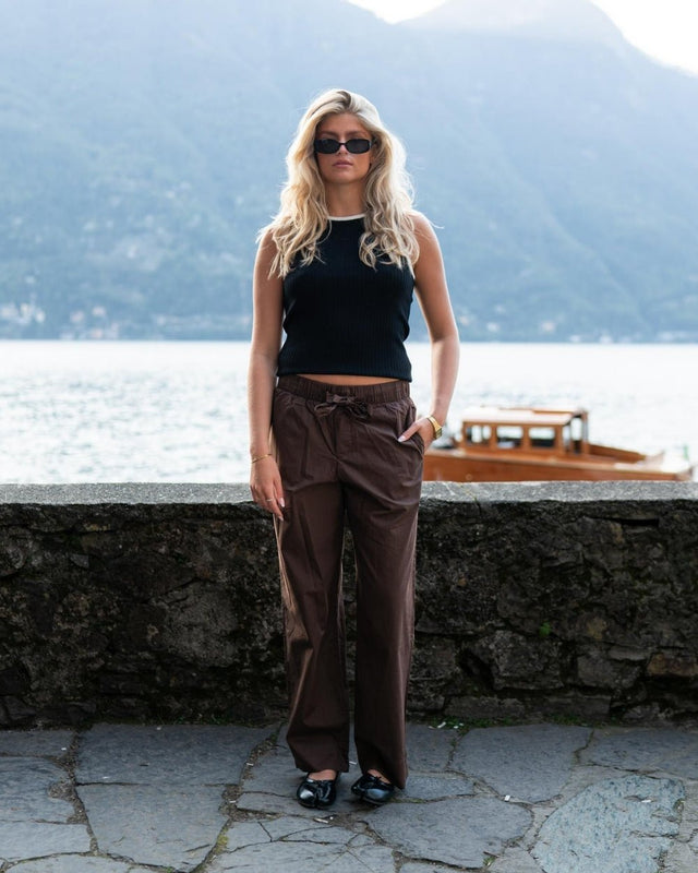 Pyjamas Pants Brun | Skagen - clothing.dk