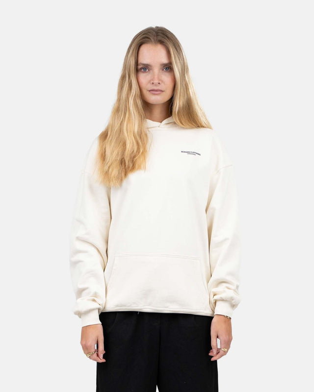 UNMARKED Hoodie White | Skagen - clothing.dk