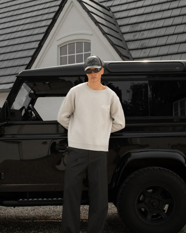 100% Wool Knit Grey