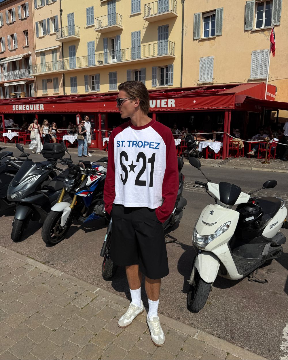 St. Tropez Raglan Longsleeve Bordeaux