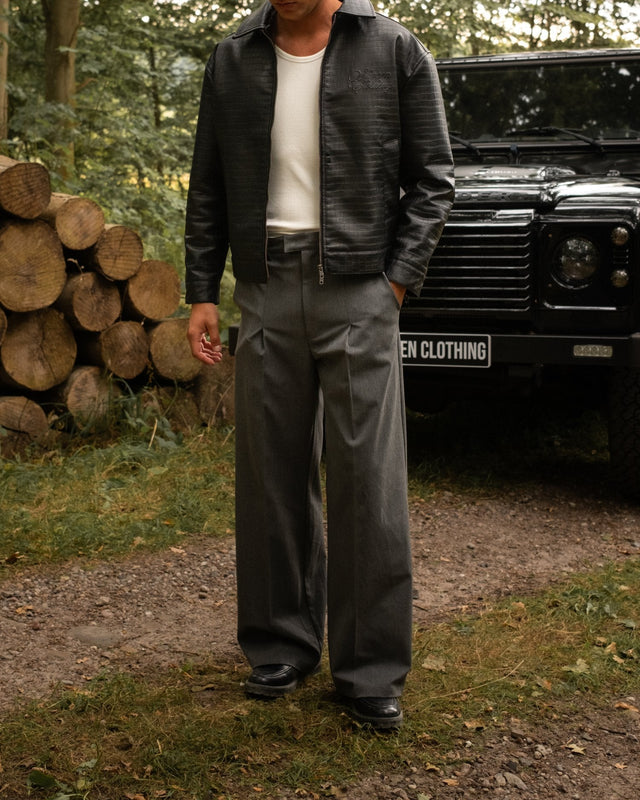 Dressbukse grå