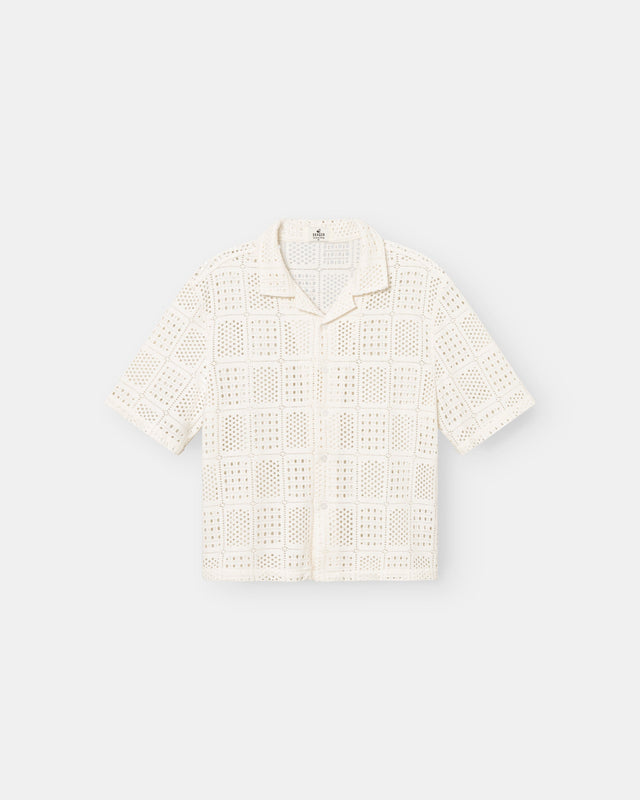 Knitted Shirt White