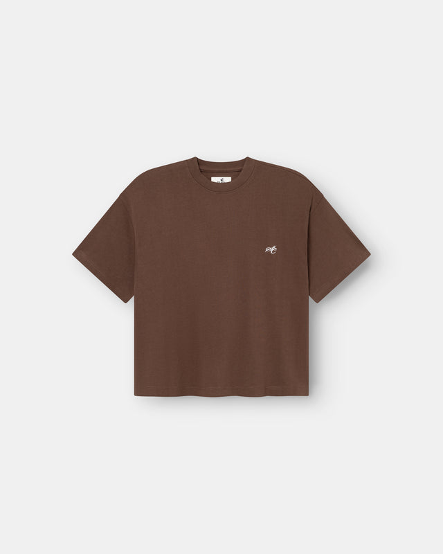 SC Logo T-shirt Brown