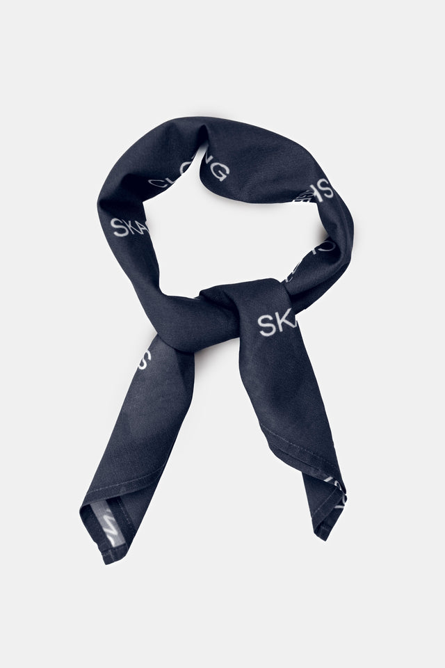 Monogram Bandana Navy |  Skagen-clothing.dk