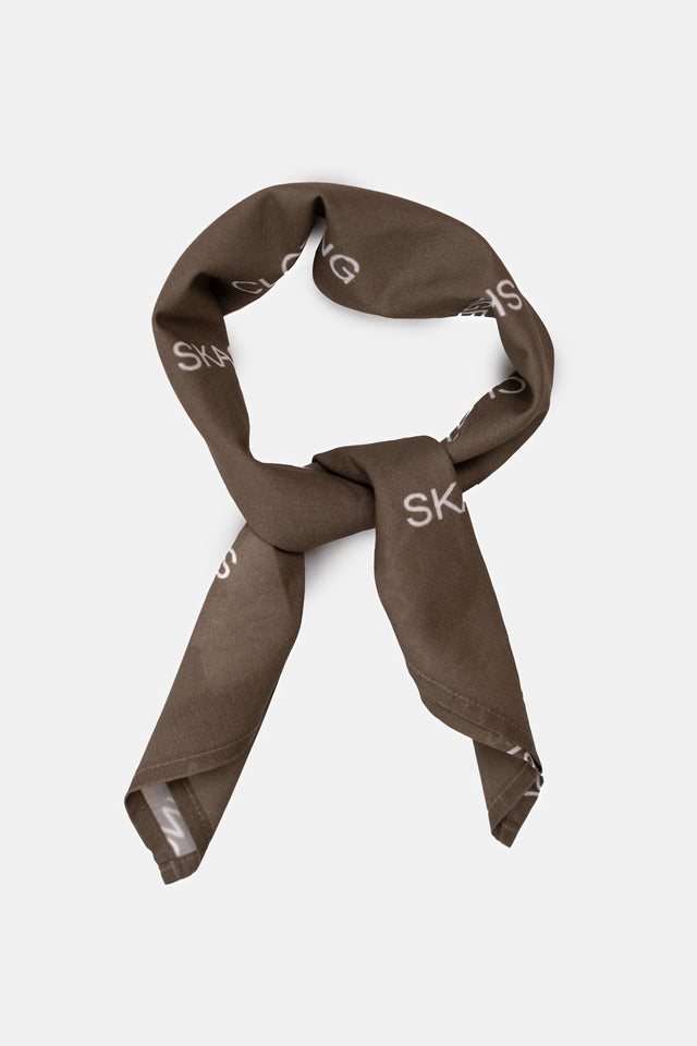 Monogram Bandana Brun |  Skagen-clothing.dk