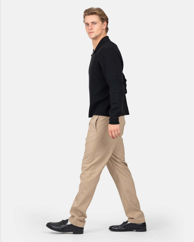 Heavyweight Linen Pants Mocha