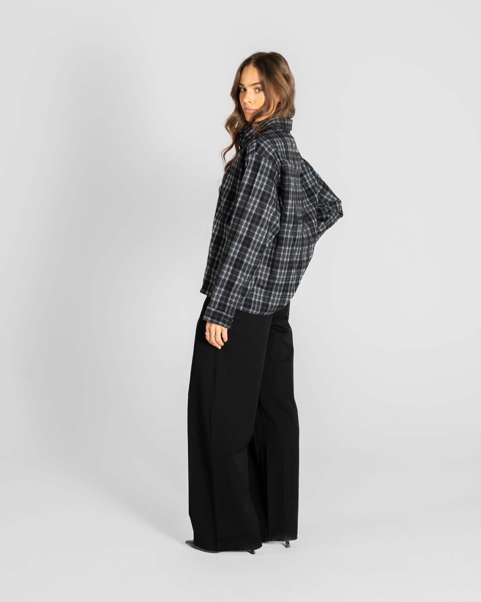 Ternet Flannel Shirt grey