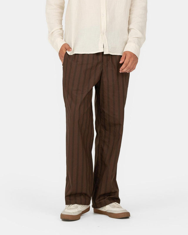 Pyjamas Pants Brun stribet |  Skagen-clothing.dk