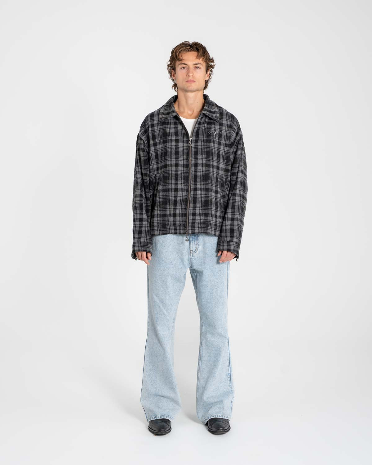 Flannel Jacket Gray