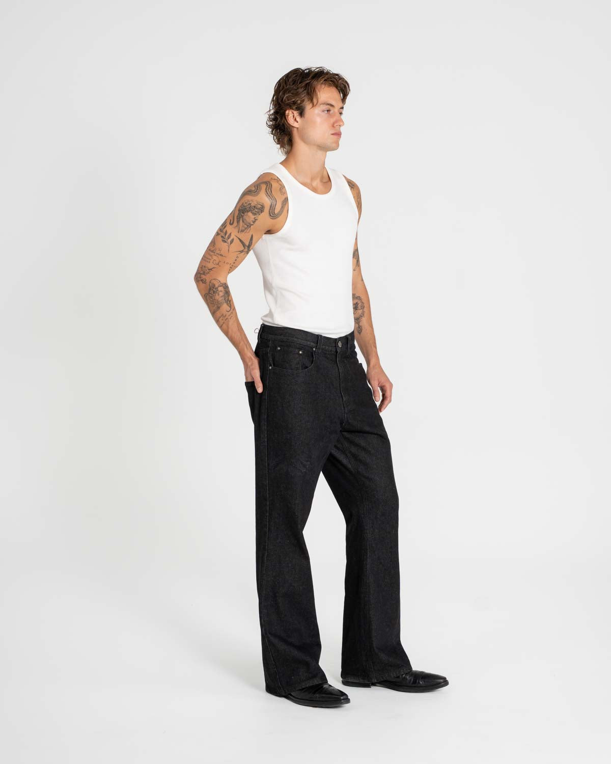 Bootcut jeans black
