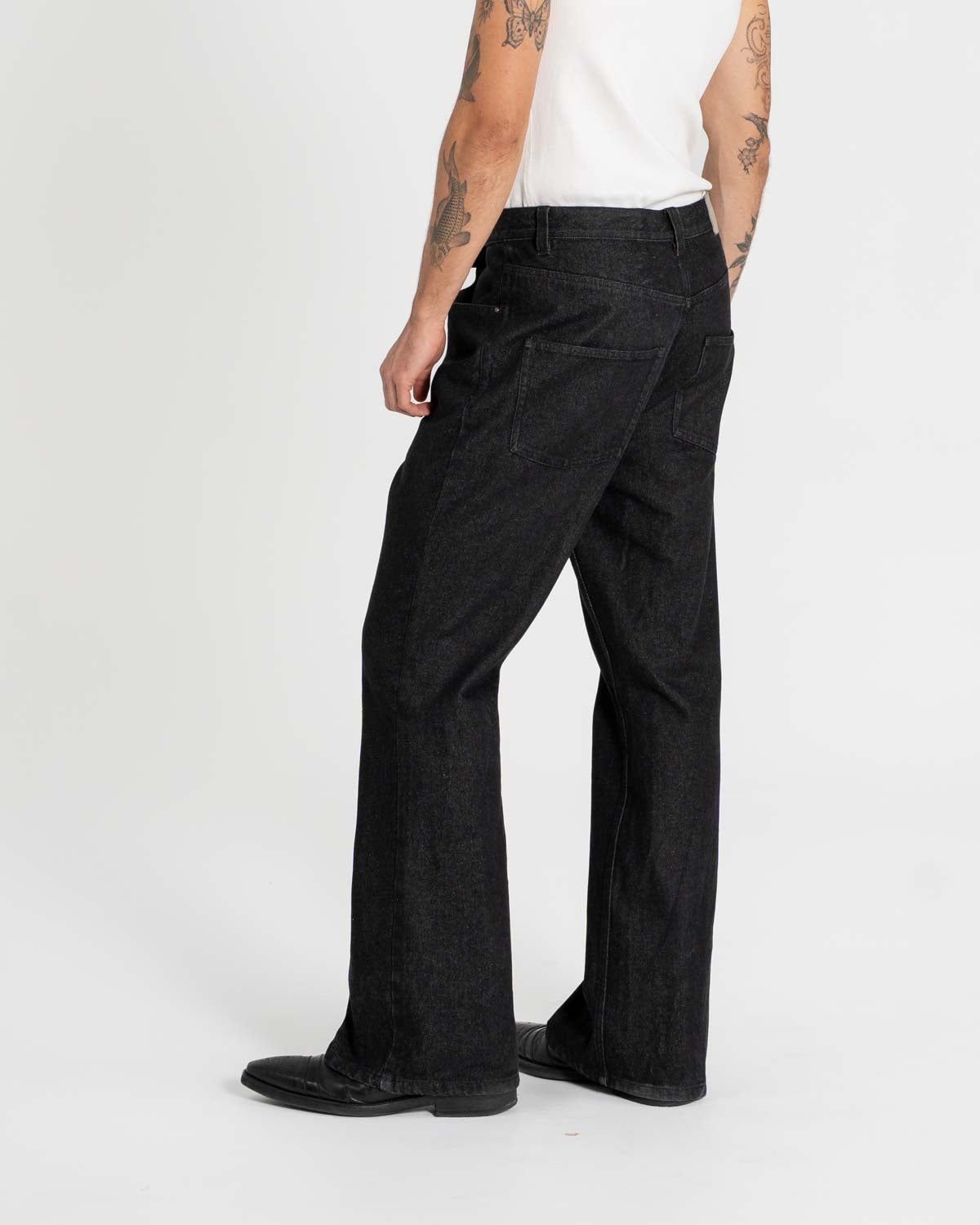 Bootcut jeans black
