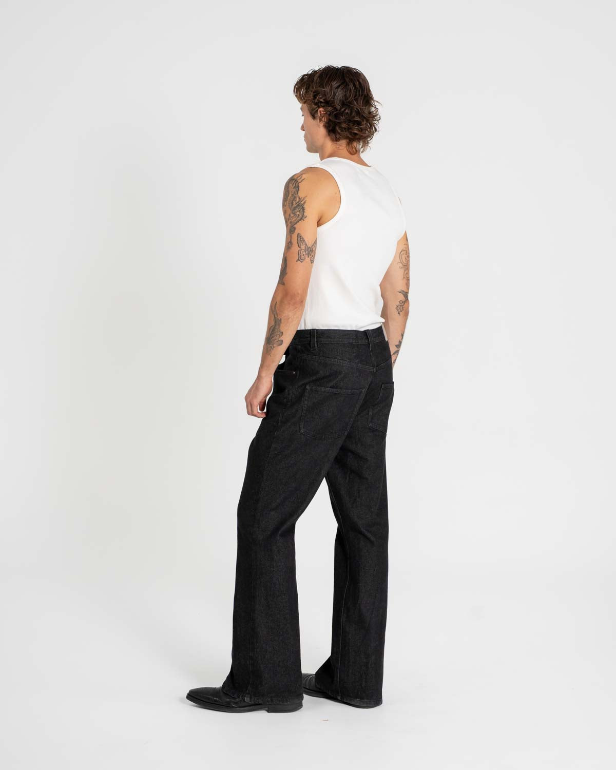 Bootcut jeans black