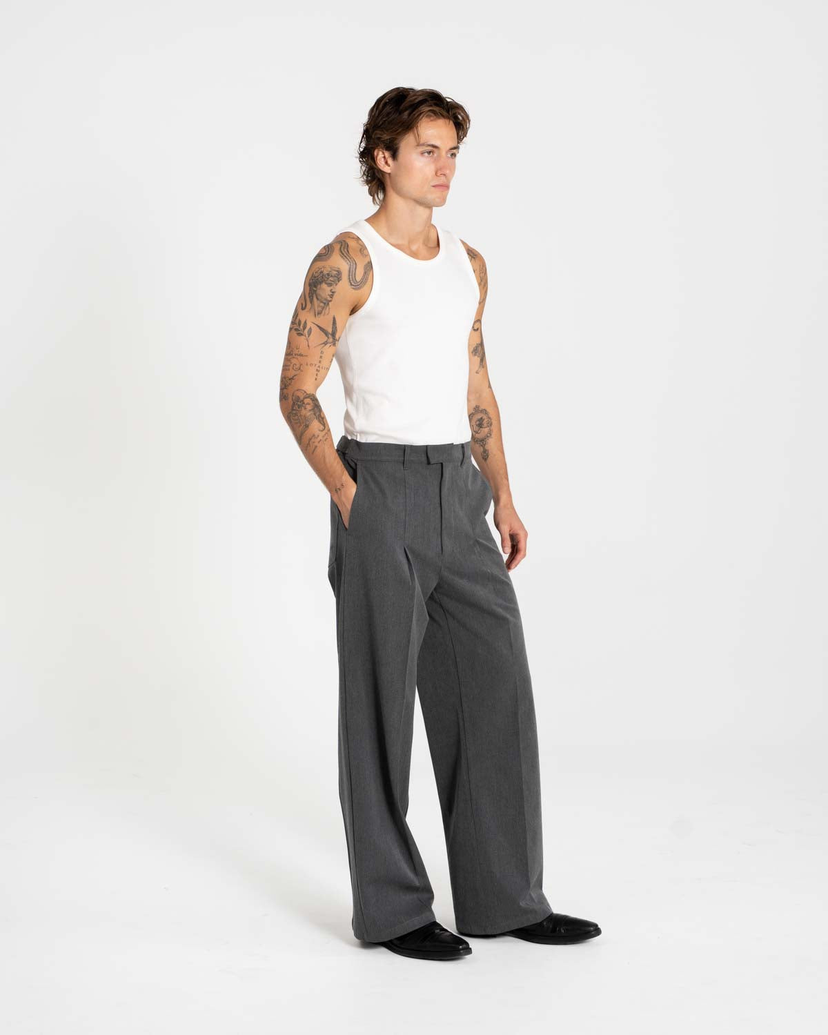 Baggy Suitpants Grey