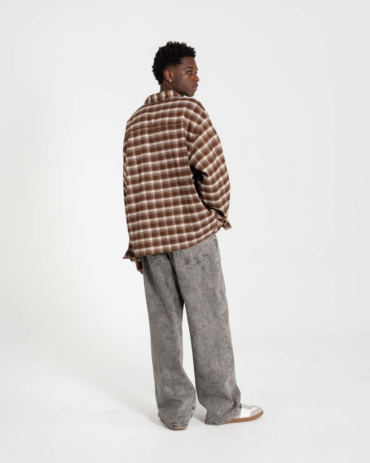 Ternet Flannel Shirt Brown