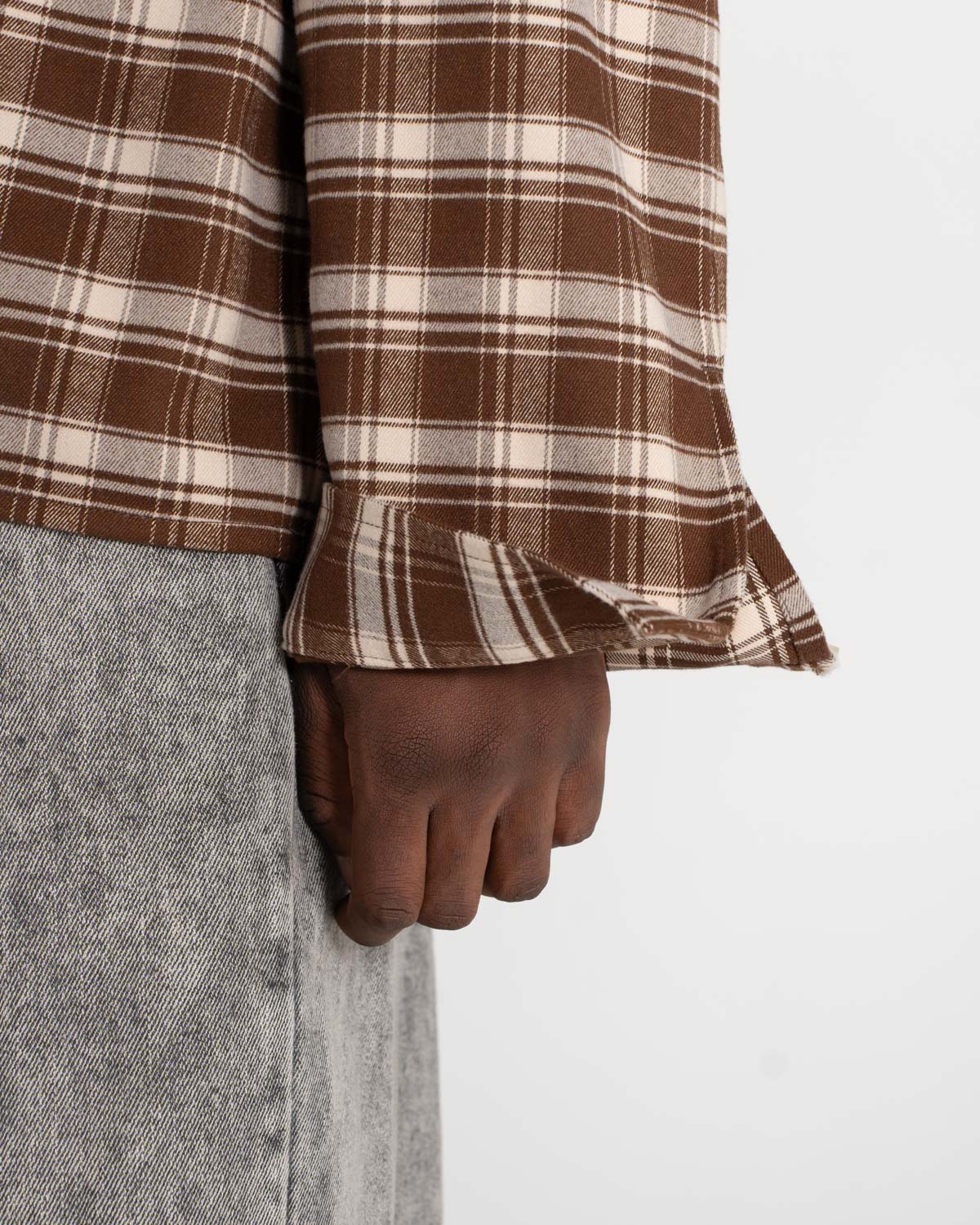 Ternet Flannel Shirt Brown