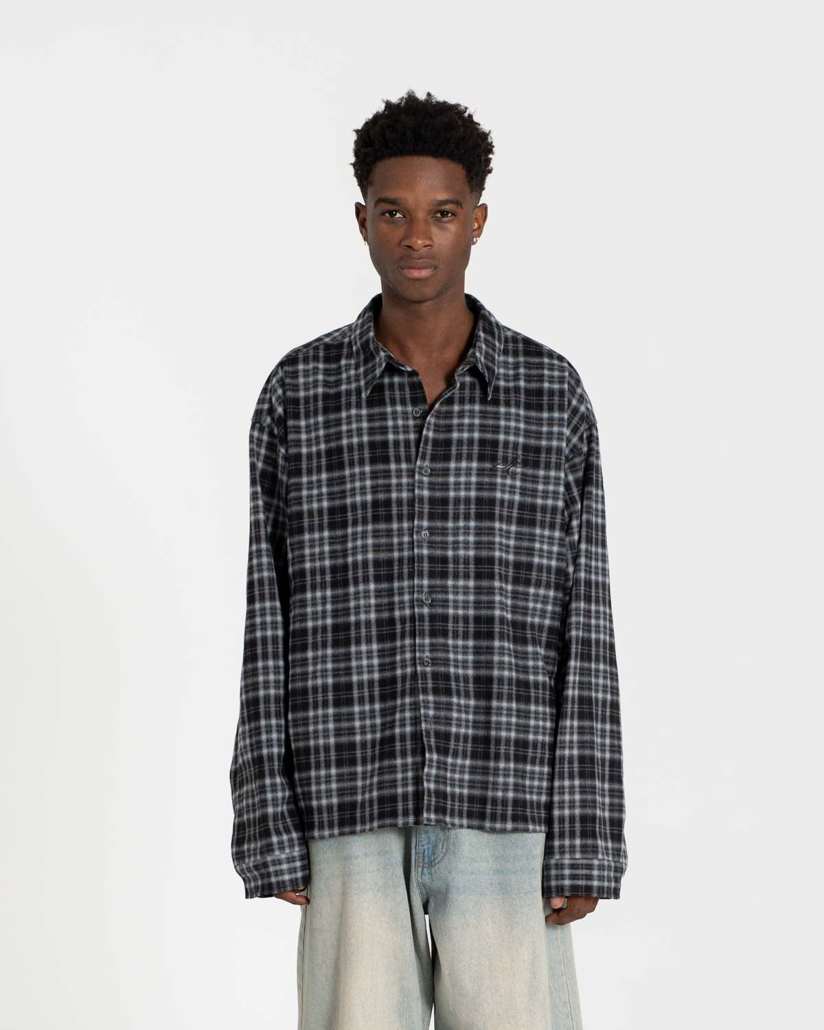 Ternet Flannel Shirt grey