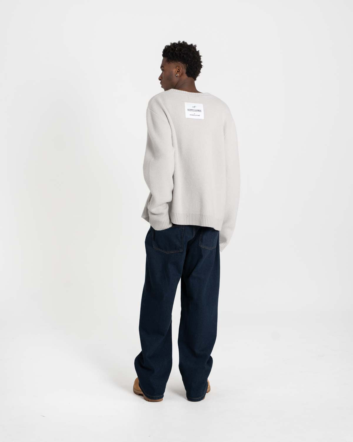 Baggy denim jeans indigo
