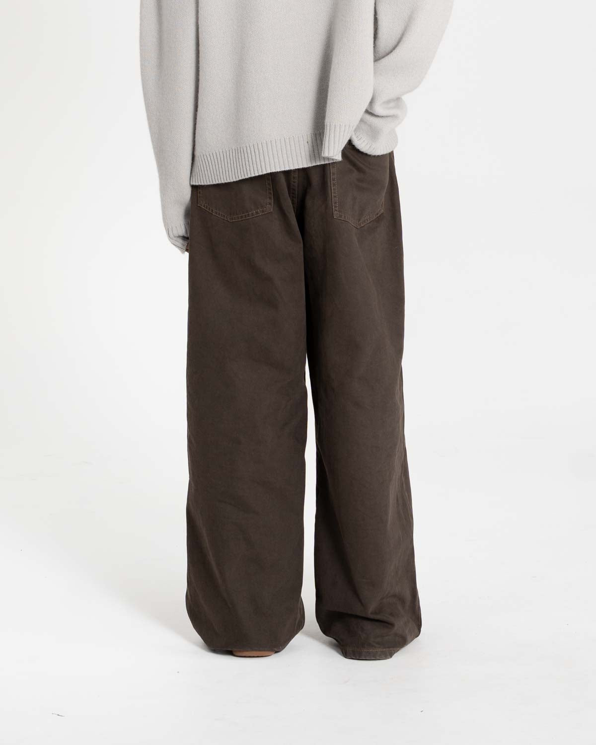 Extra baggy Denim Brown