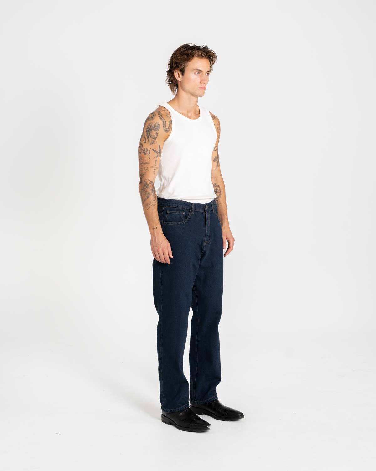 Regular Denim Jeans Indigo