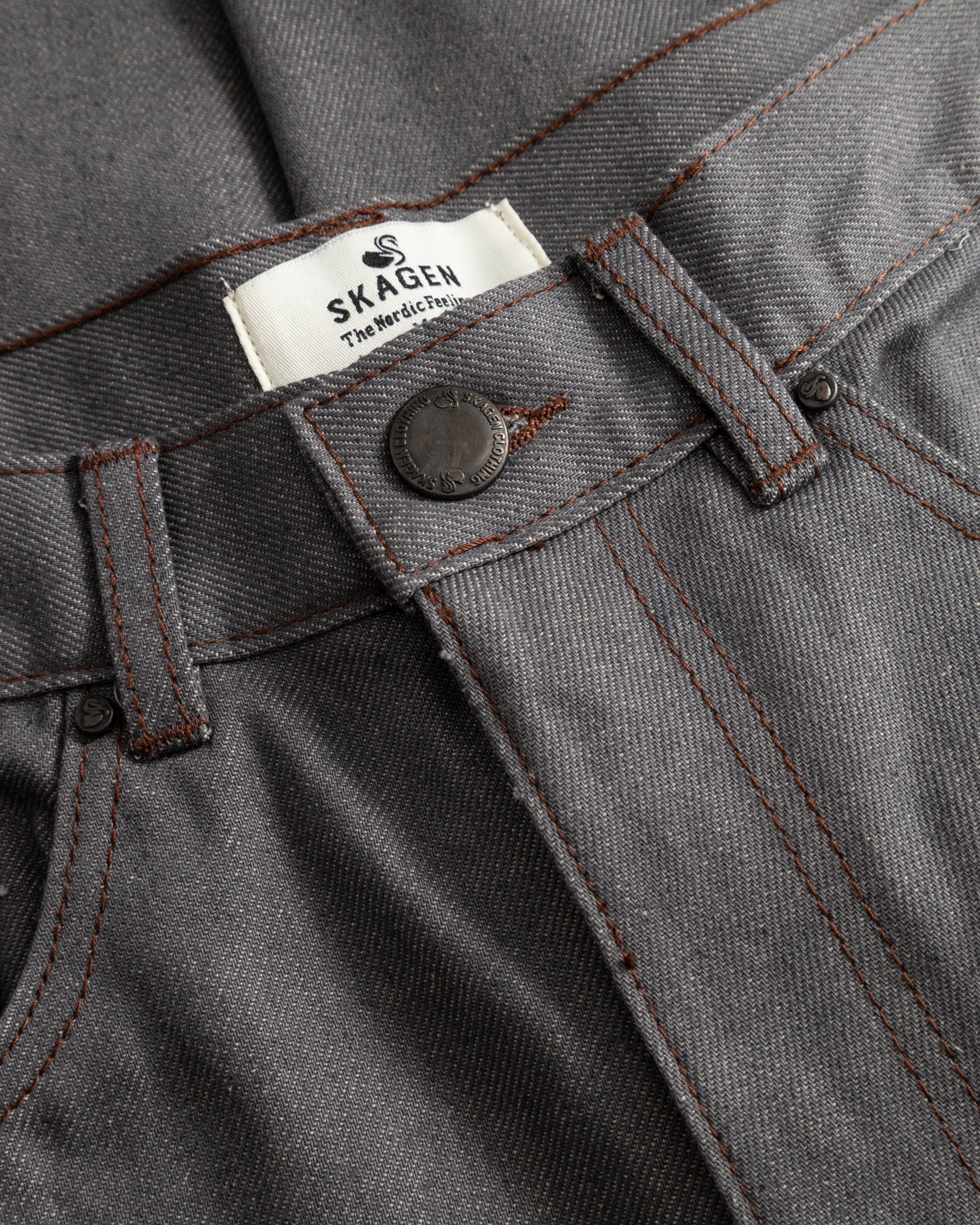Raw Selvedge Denim Jeans grey