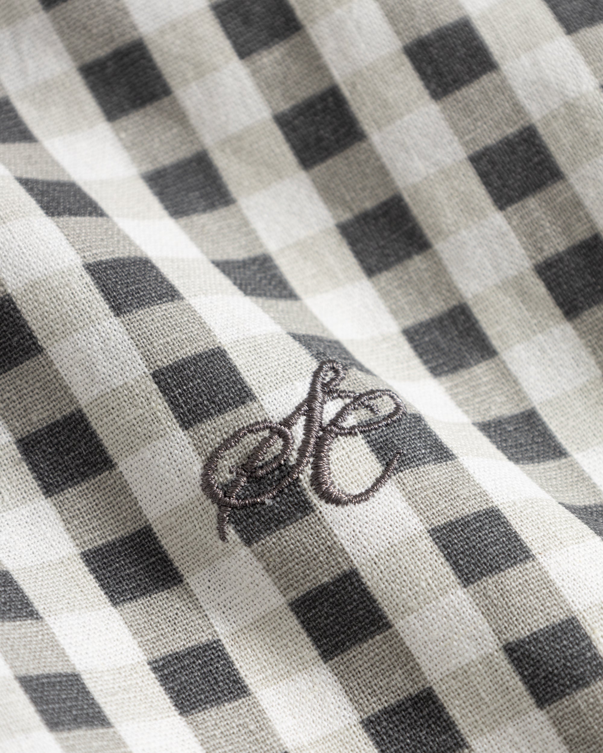 Checked Shirt Black