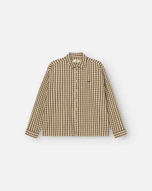 Checked Shirt Mokka