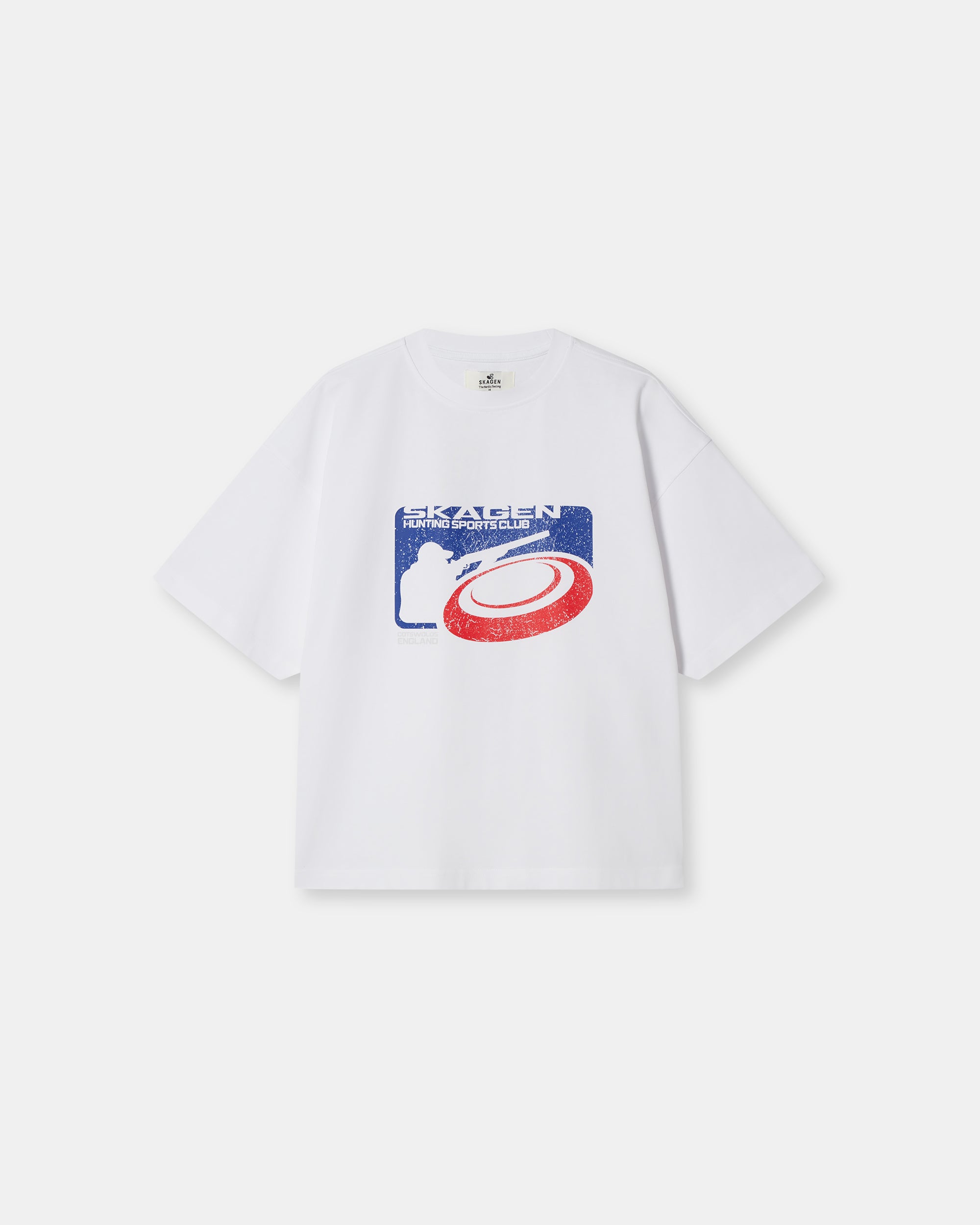 Graphic T-Shirt 'Sports Hunter' White