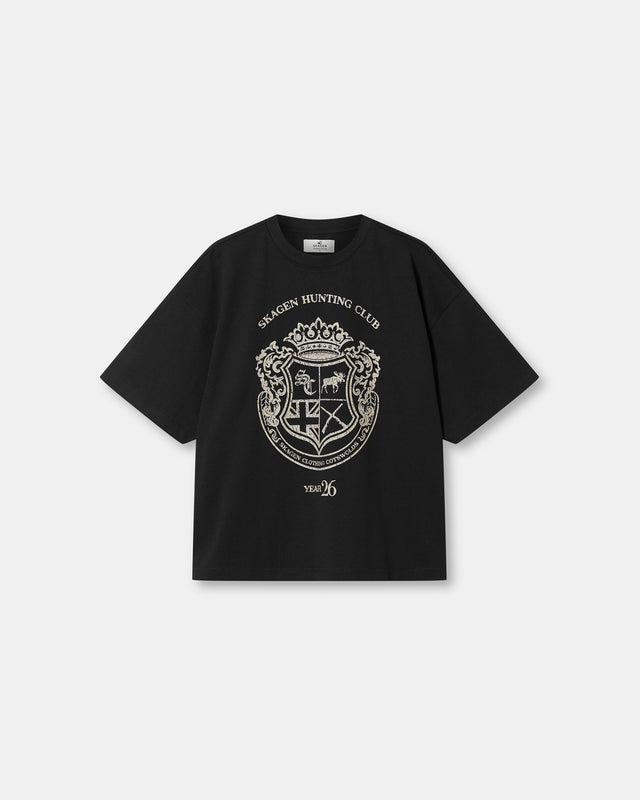 Graphic T-Shirt 'Country Club' Black
