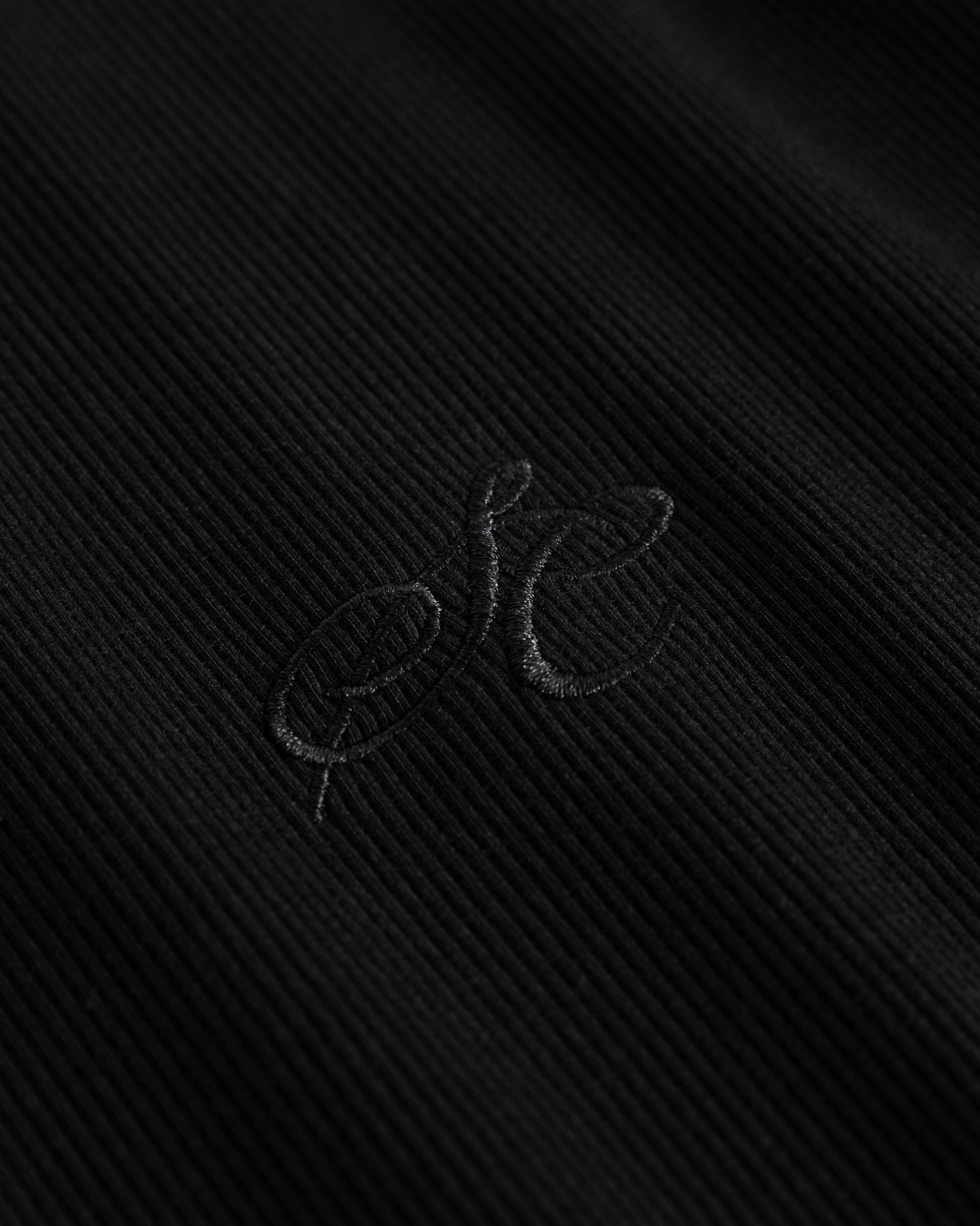 Henley Short Sleeve Black