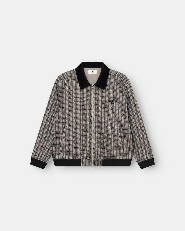 Houndstooth Jacket Black