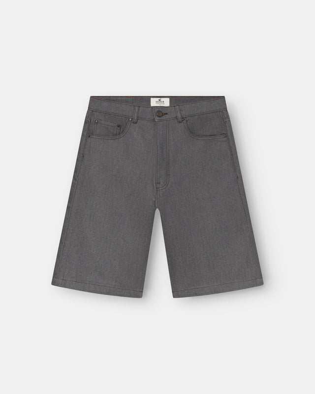 Raw Selvedge Jorts grey