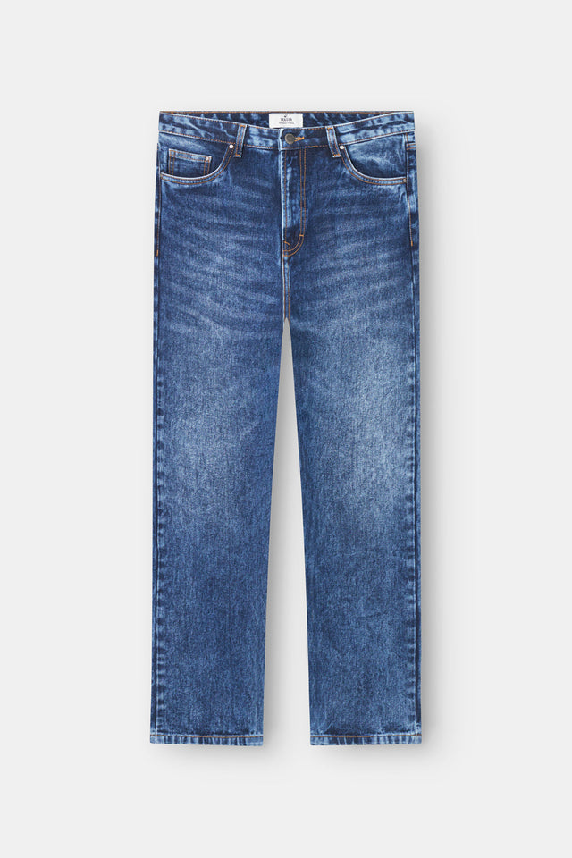 Denim jeans mellomblå