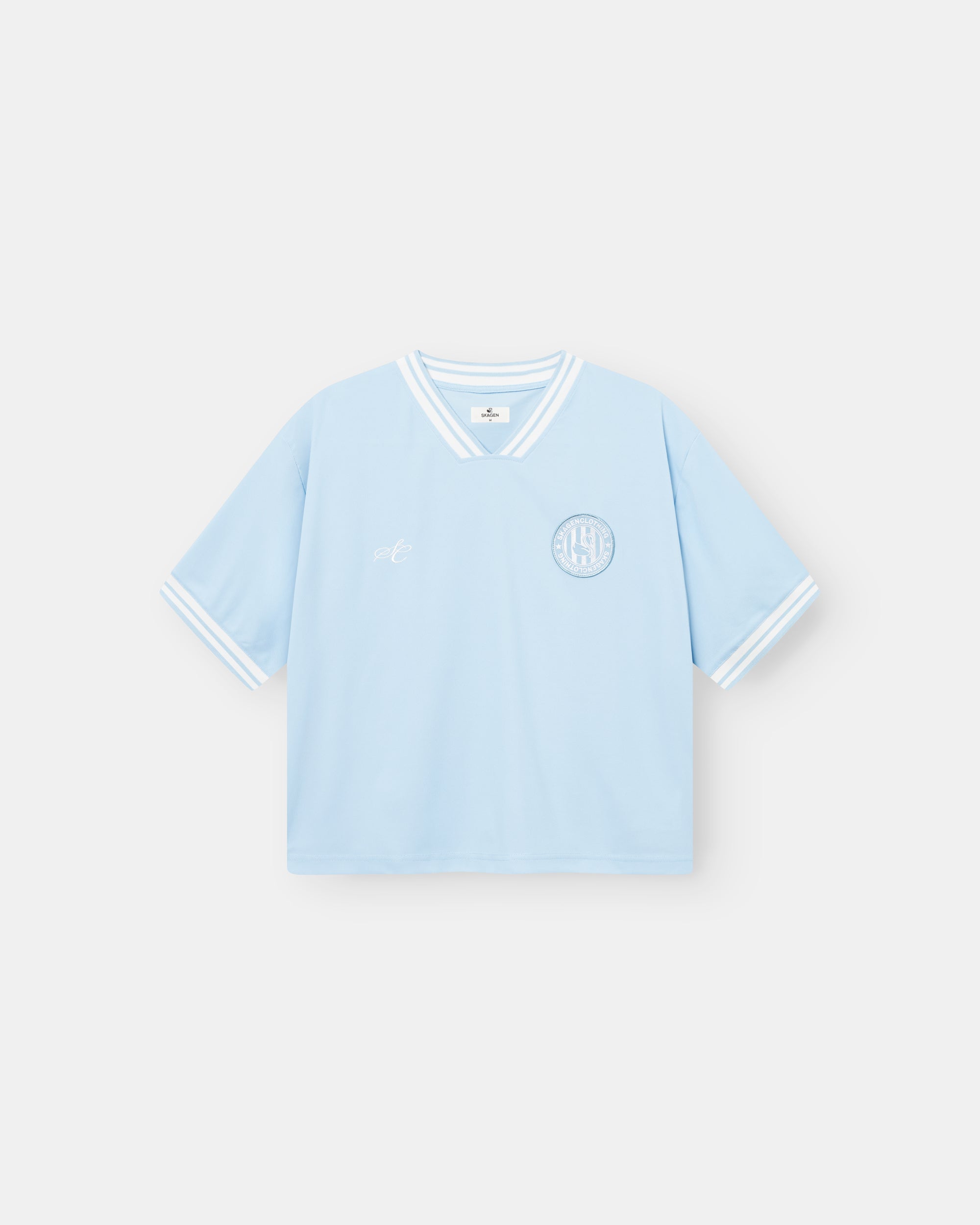 SC Football T-shirt Light Blue