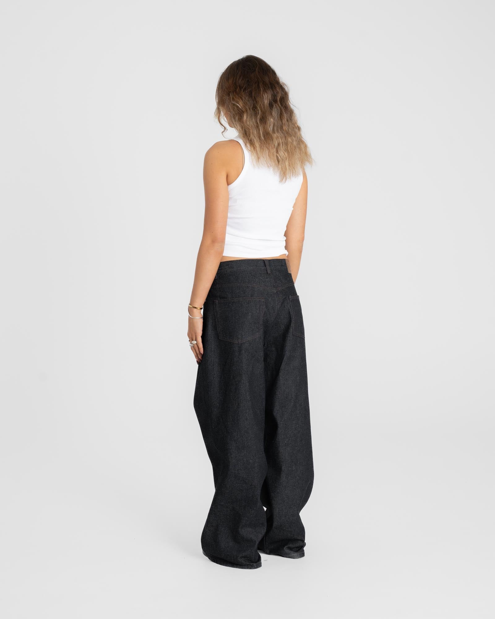 Extra Baggy denim jeans Selvedge
