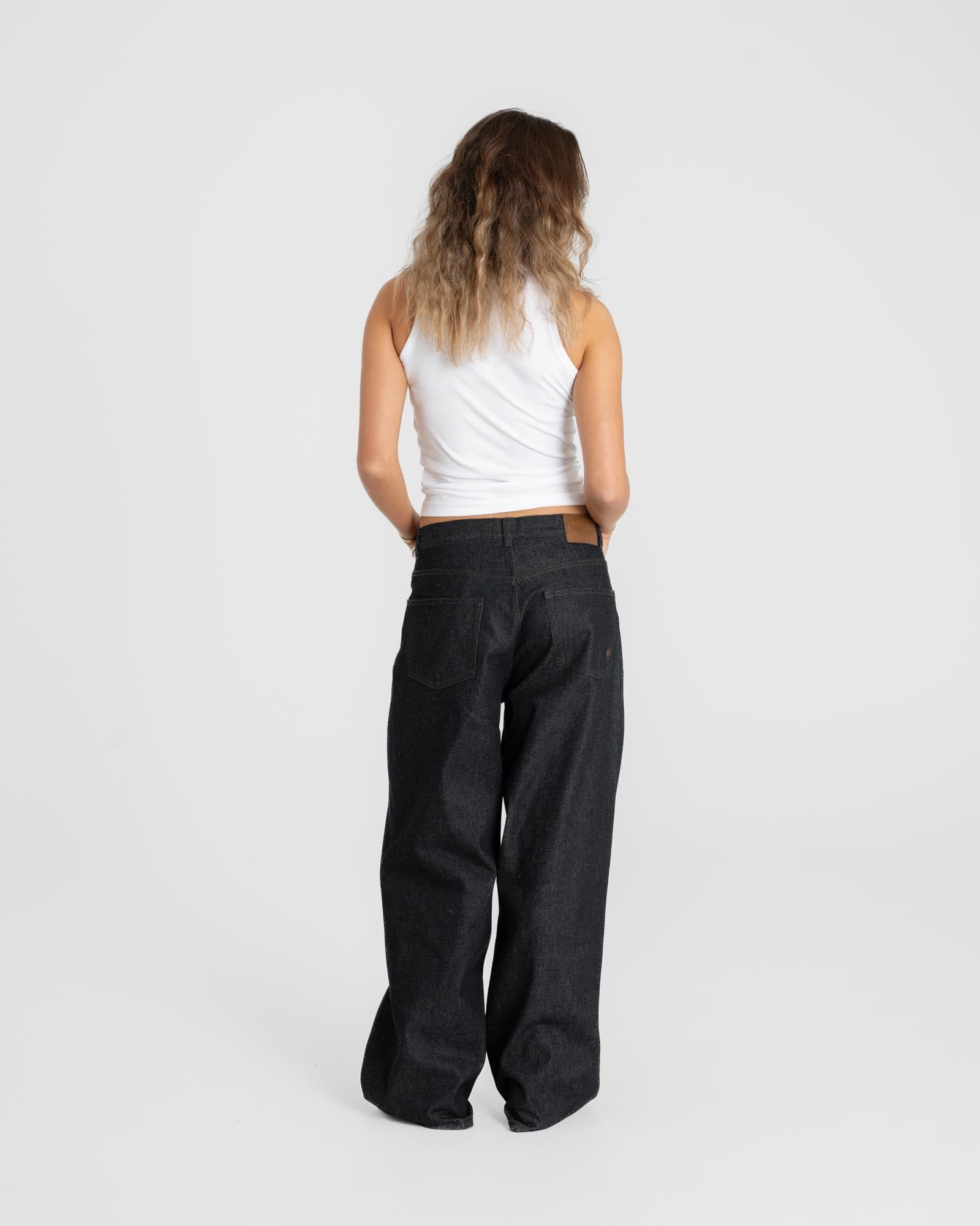 Extra Baggy denim jeans Selvedge