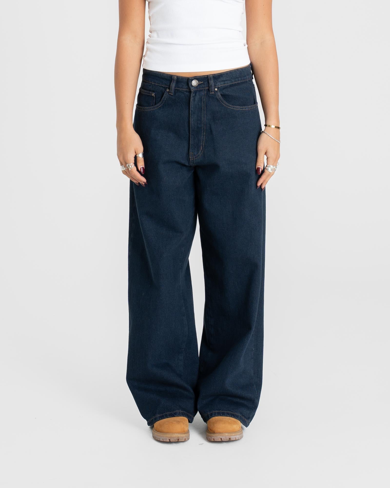 Extra Baggy Denim Jeans Indigo