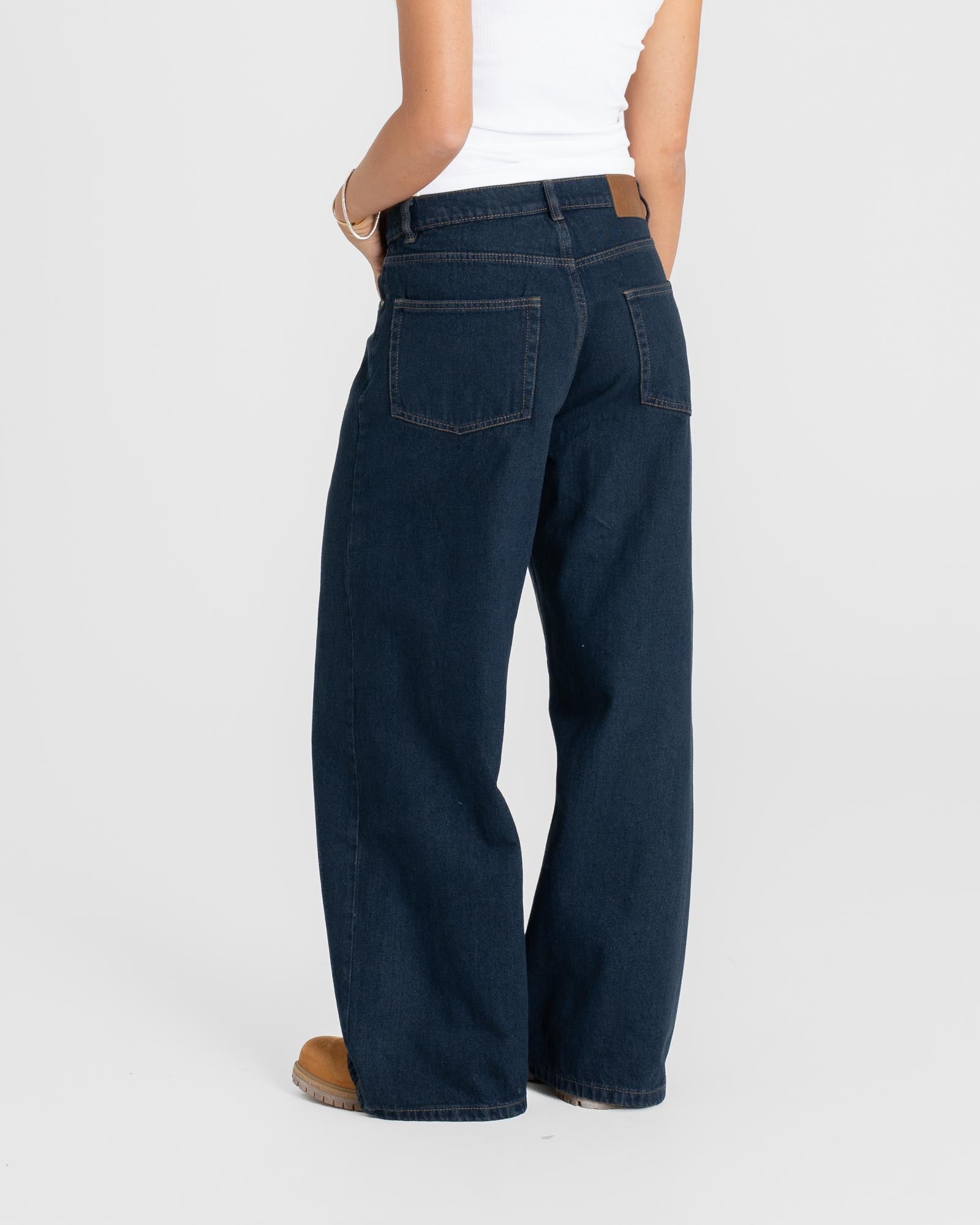 Extra Baggy Denim Jeans Indigo