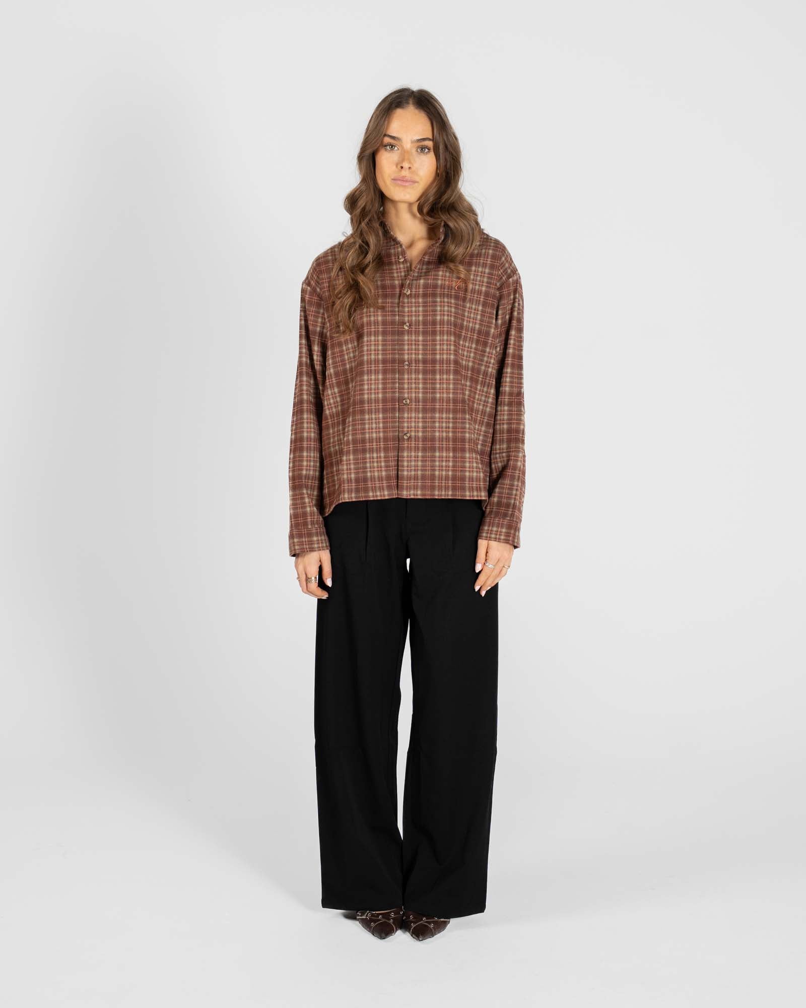 Ternet Flannel shirt bordeaux