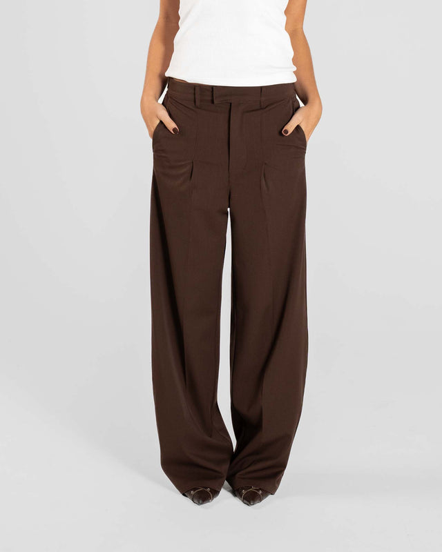 Baggy Suitpants Brown