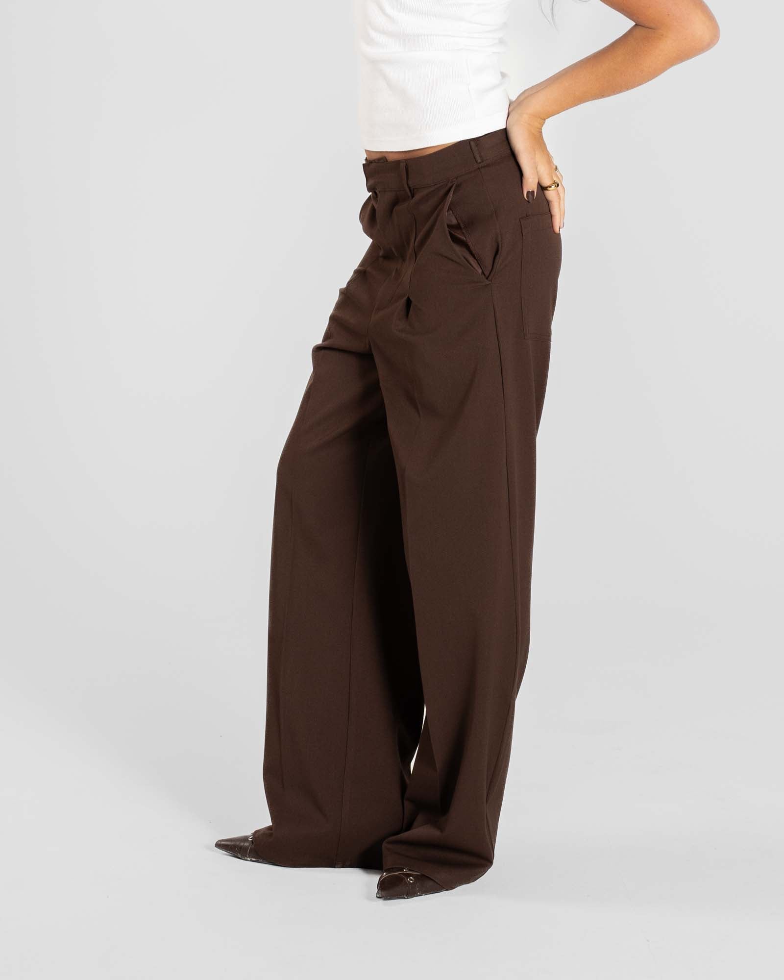 Baggy Suitpants Brown