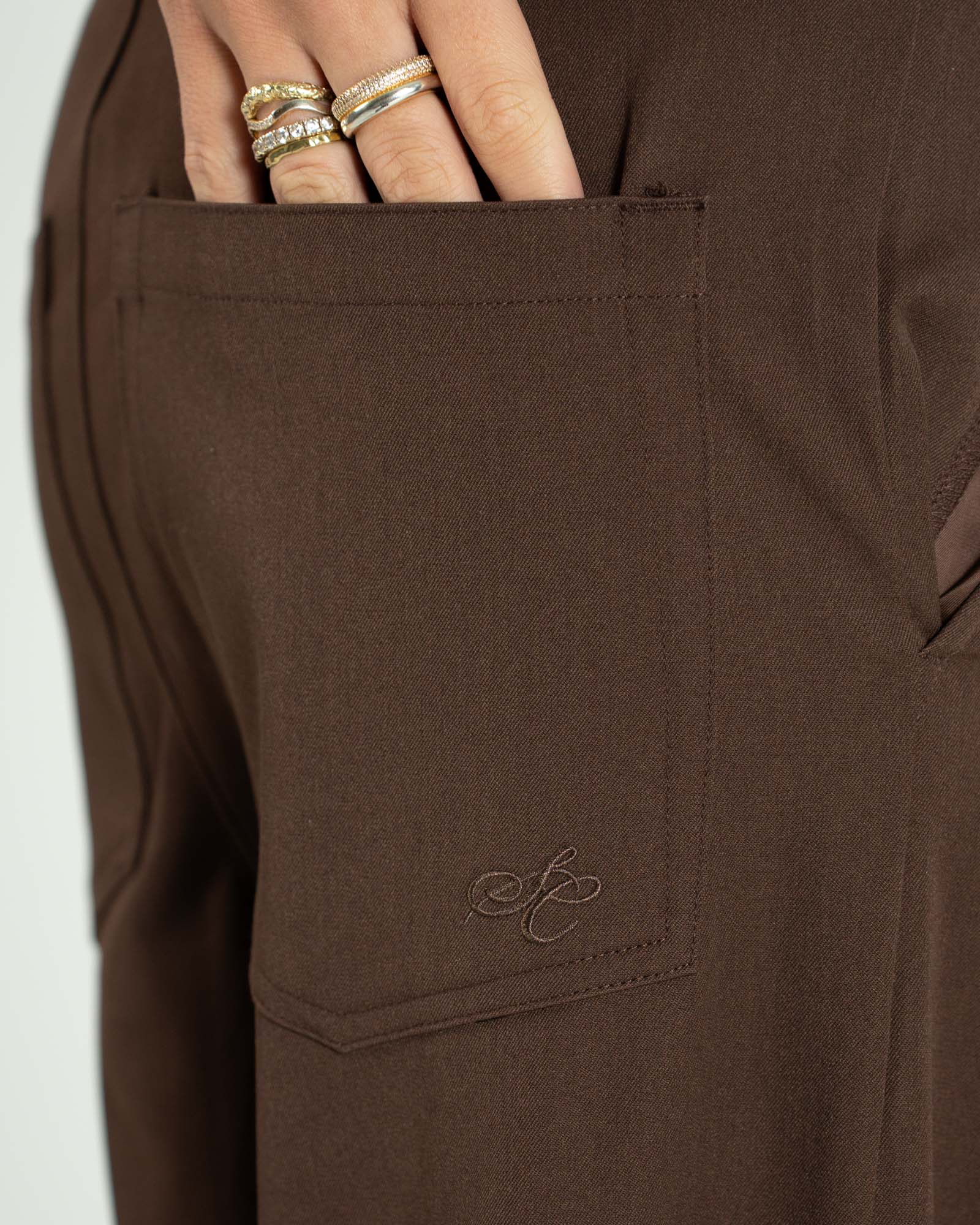 Baggy Suitpants Brown