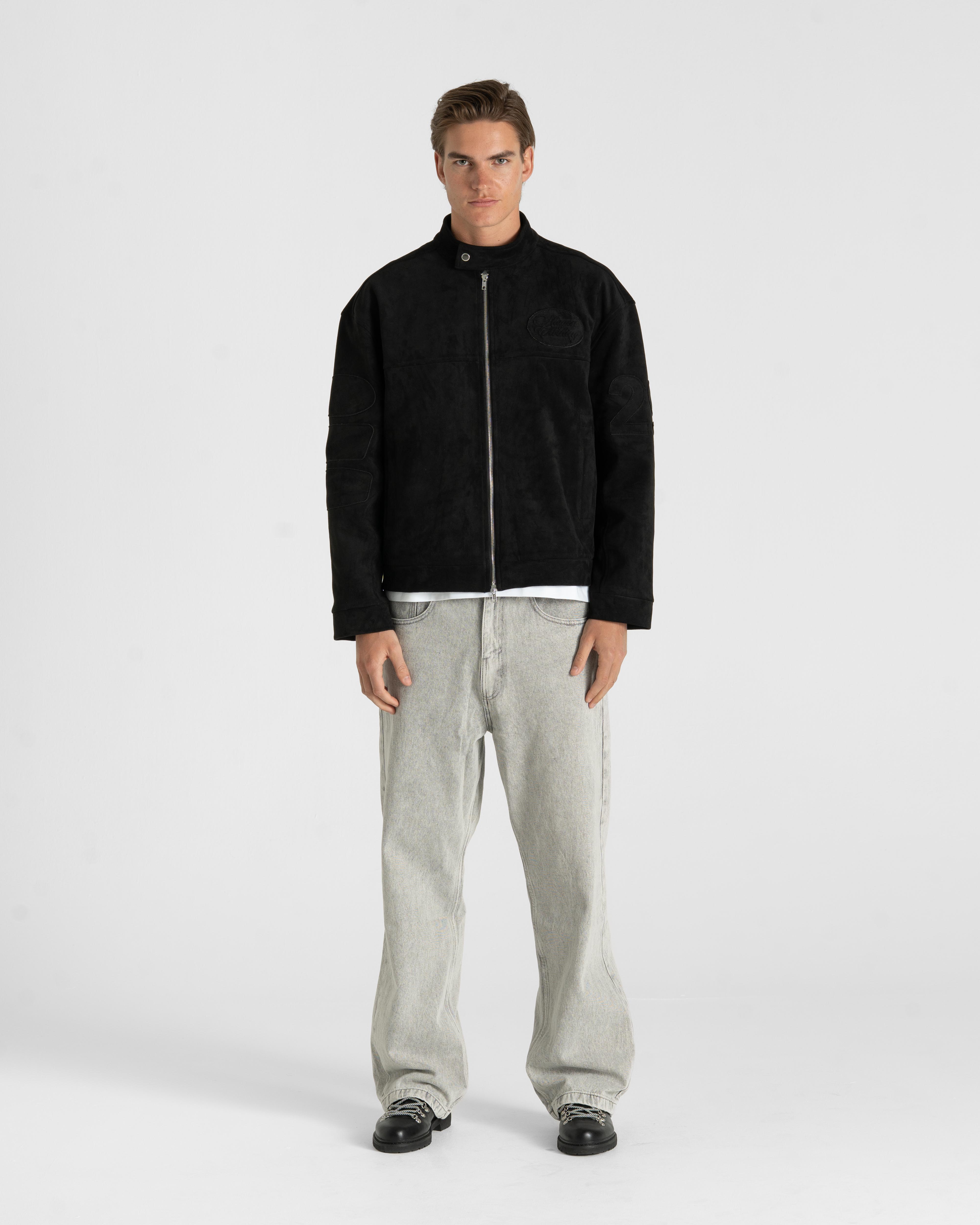 Suede Jacket Black