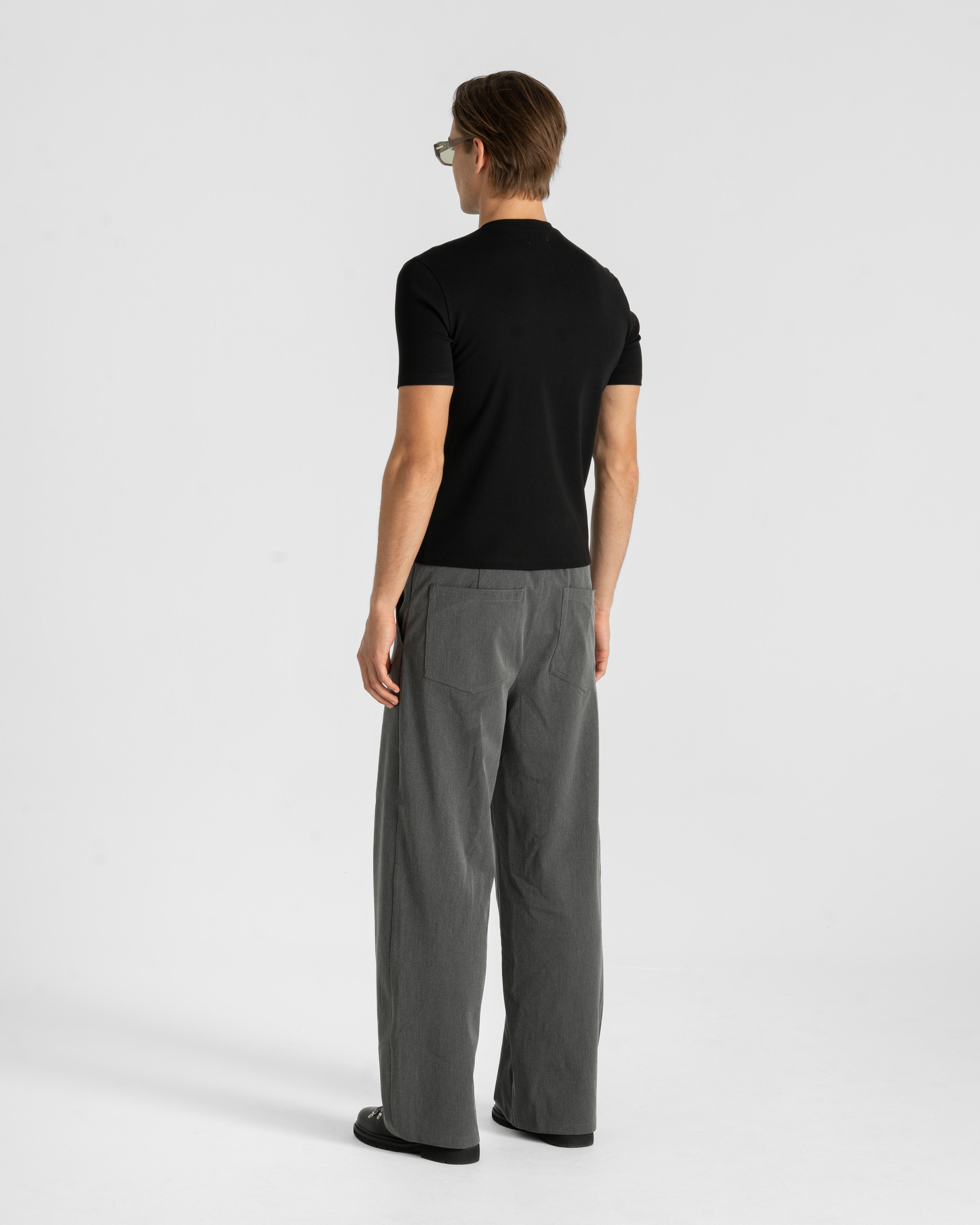 Henley Short Sleeve Black