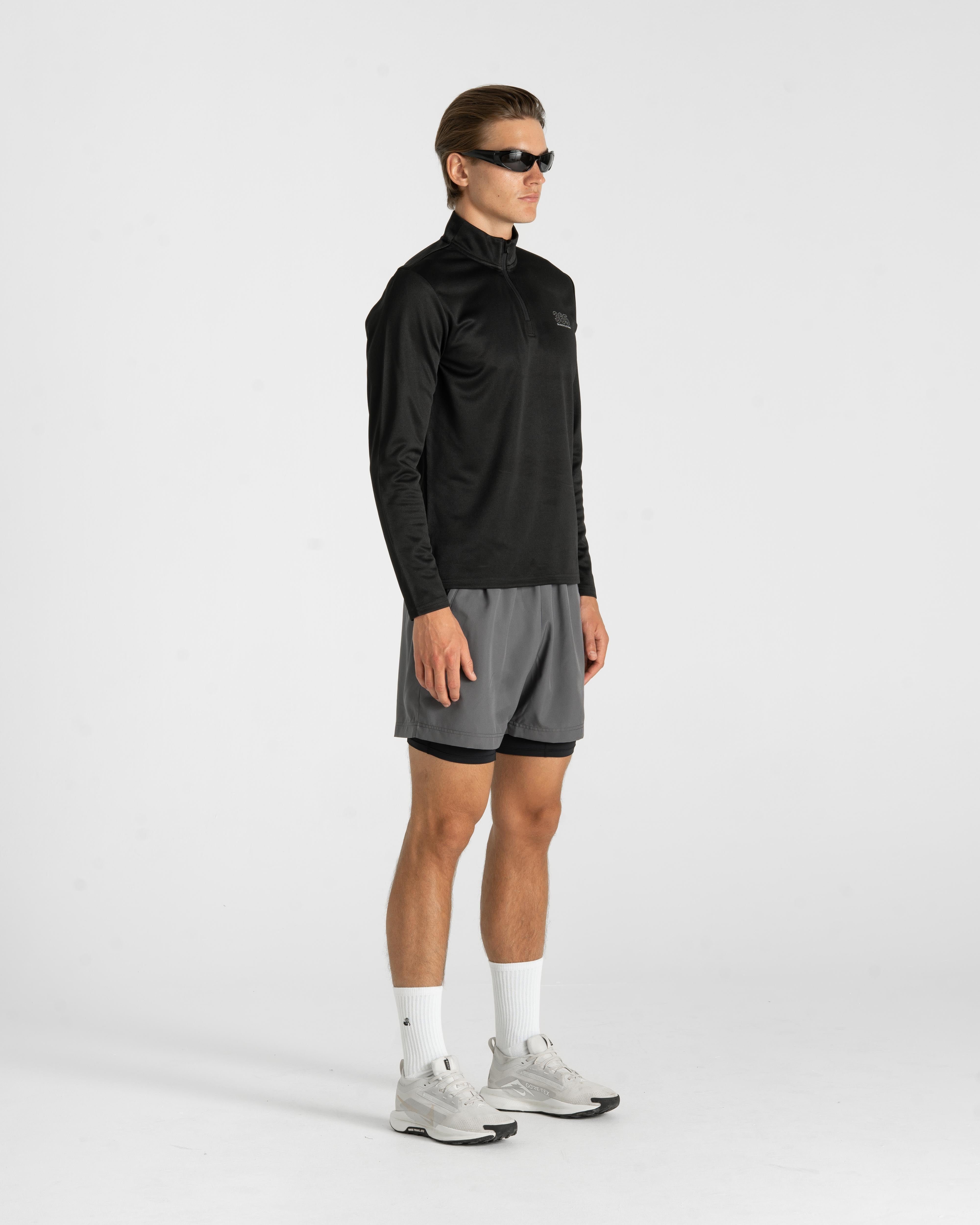 365 Half Zip Black