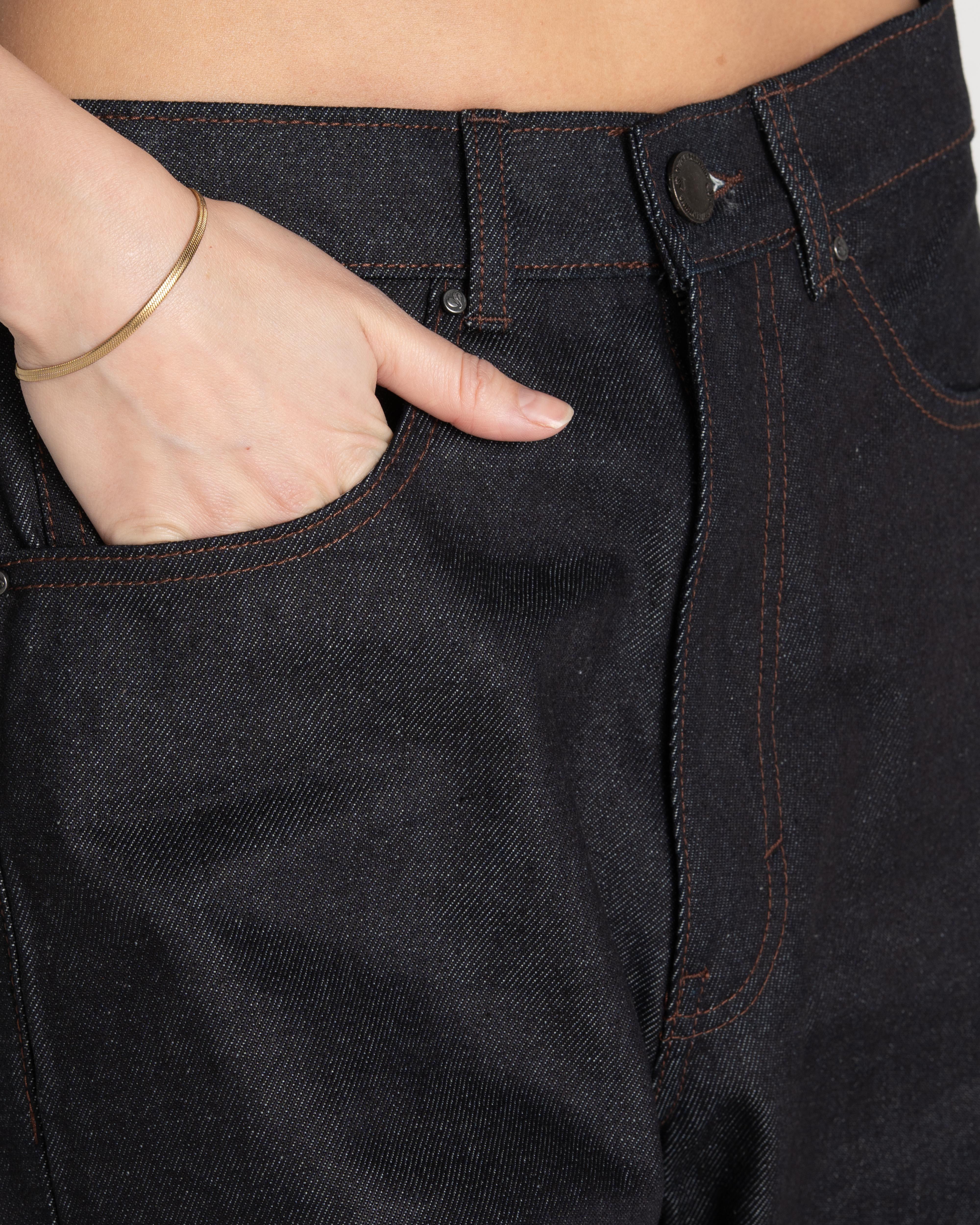 Raw Selvedge Jorts Darkwash dame