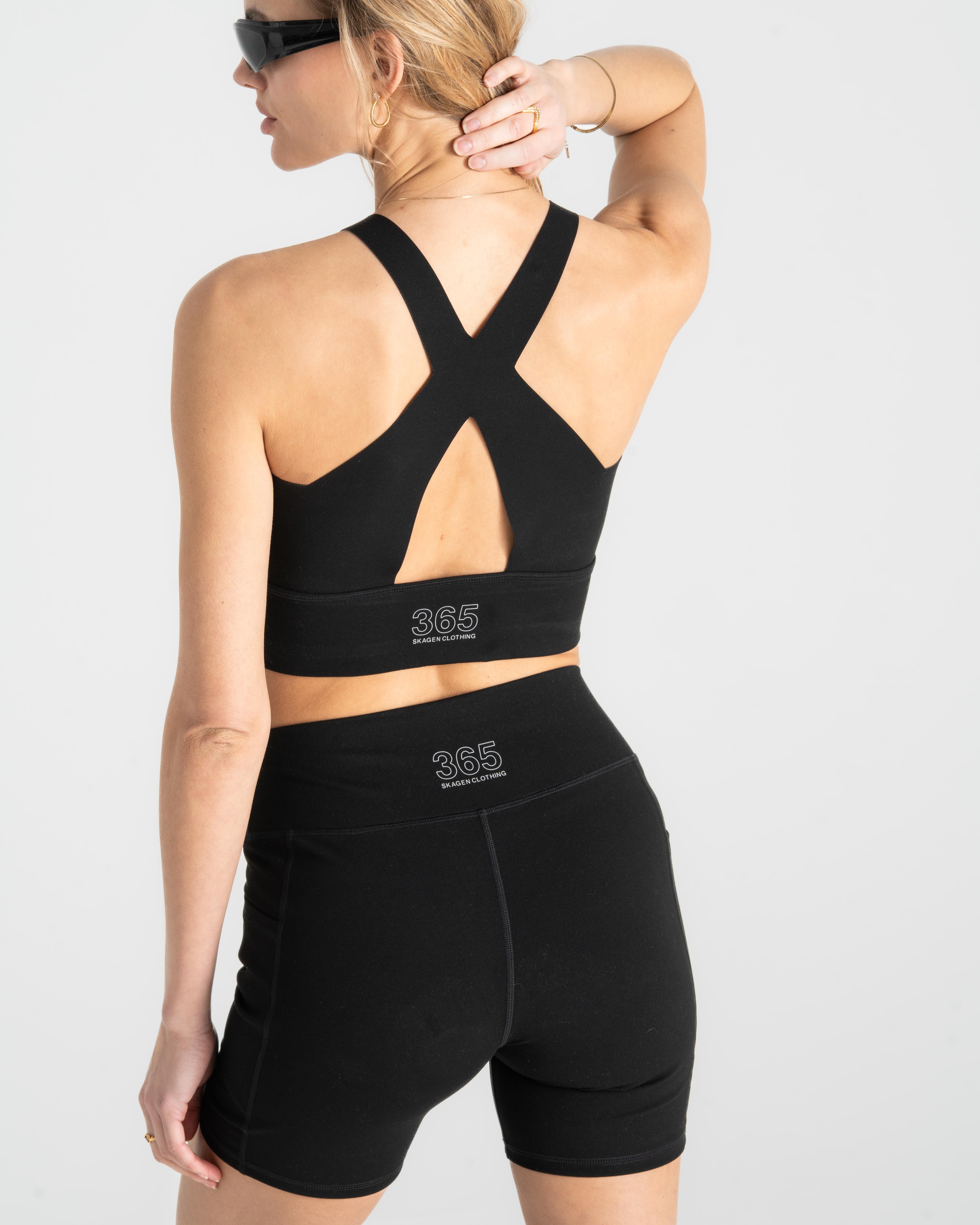 365 Womens Half-Thights Black